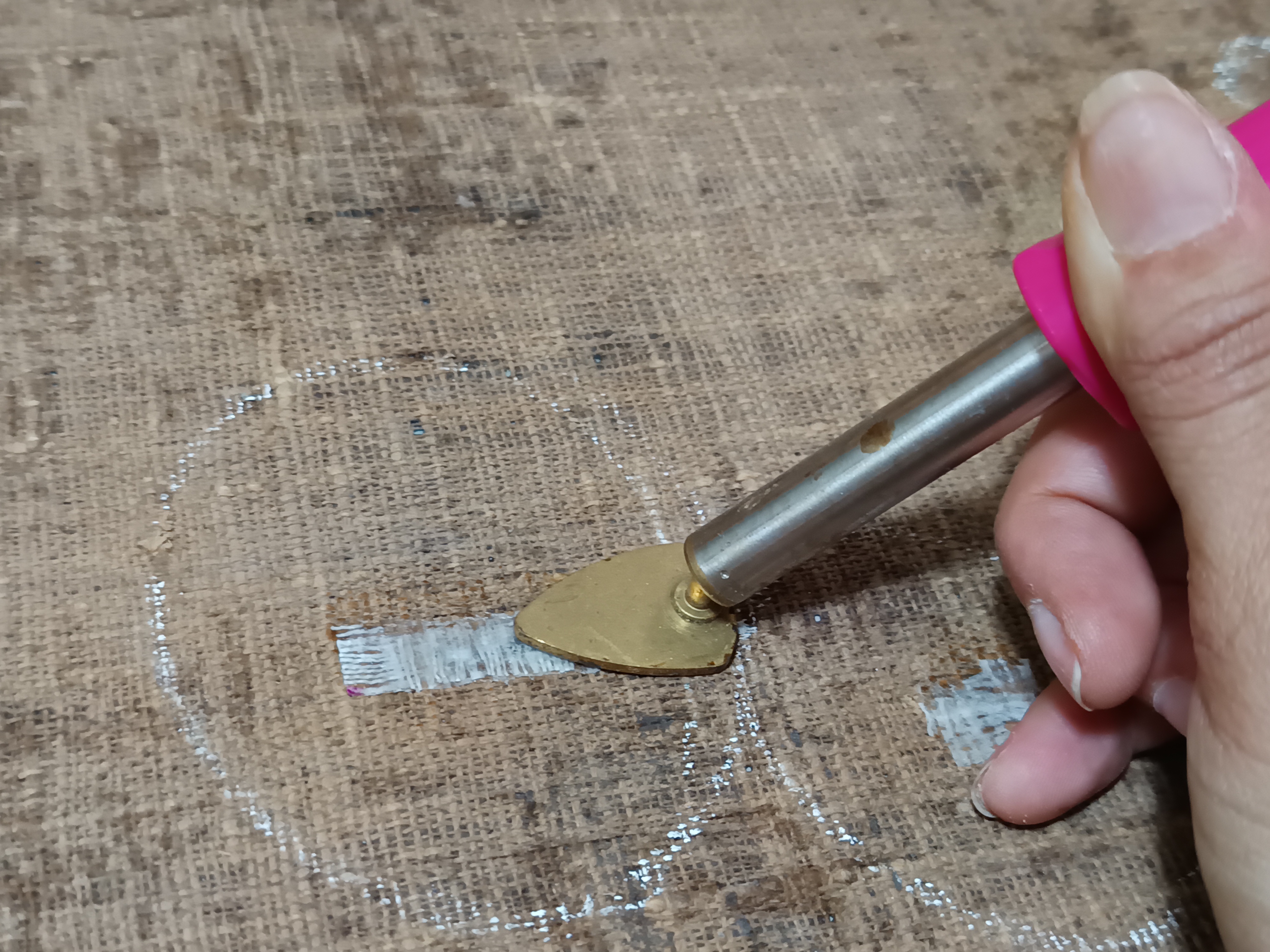 Restauración de pintura sobre lienzo